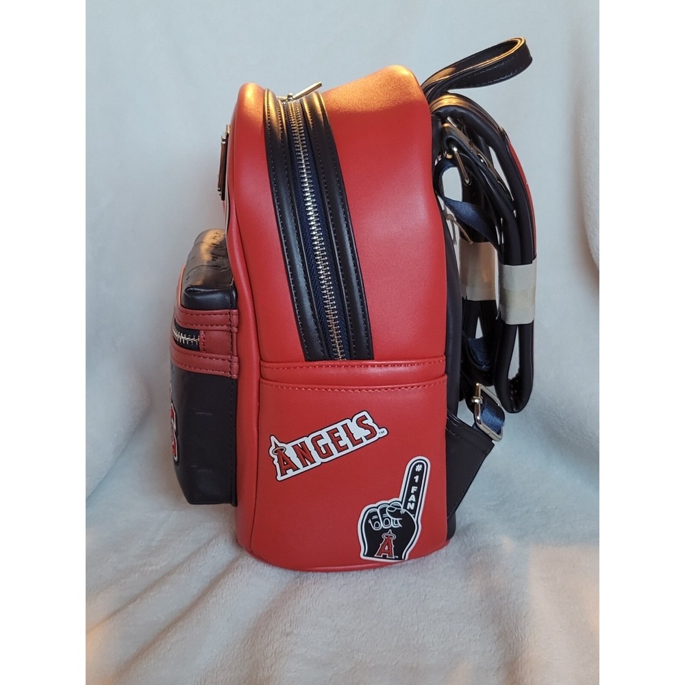 Loungefly MLB Los Angeles Angels Patches Mini Backpack - Picture 6 of 10